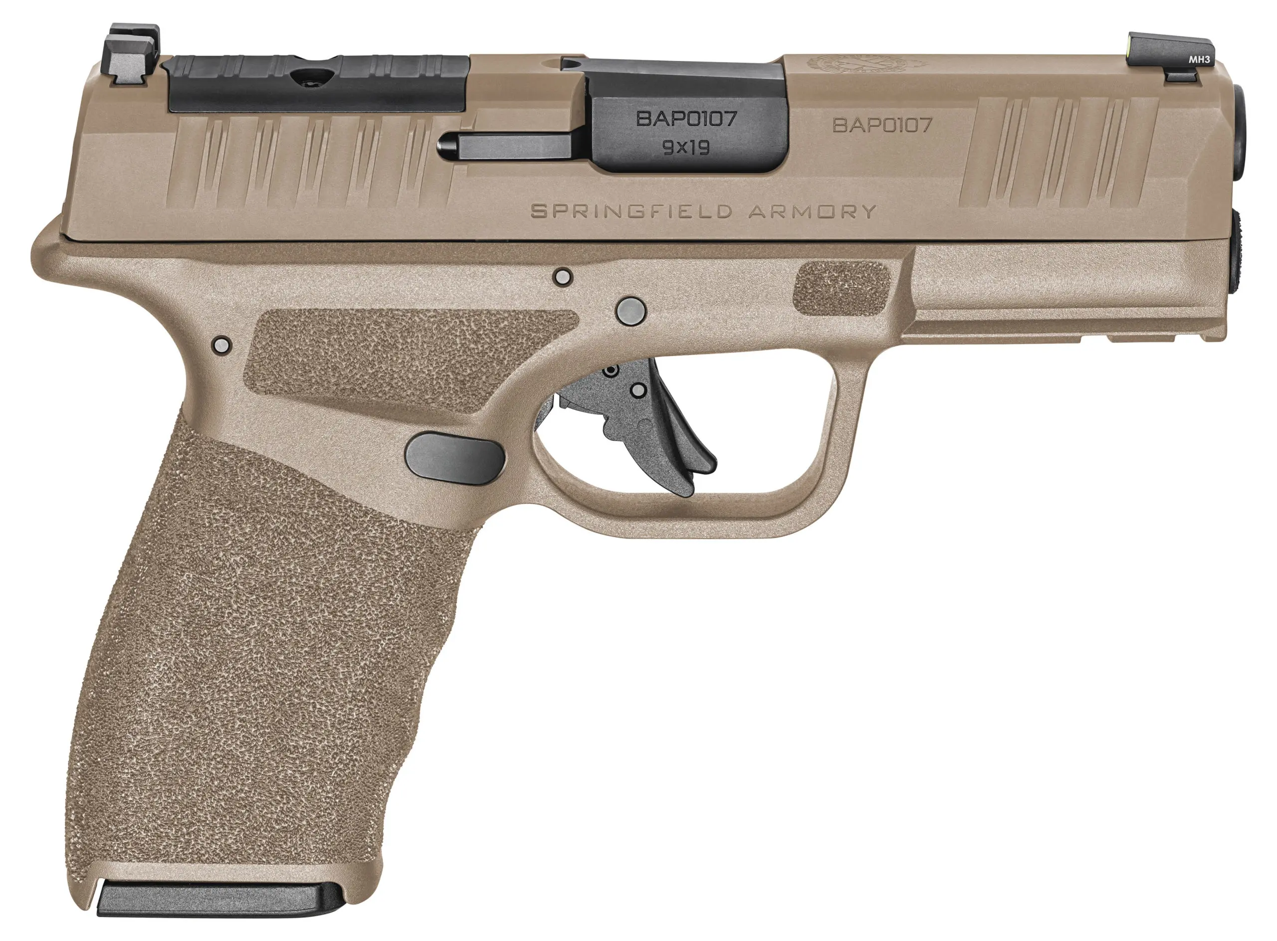 Springfield Armory Hellcat Pro Osp 9mm 3.7" 17+1 Black/Fde Gu