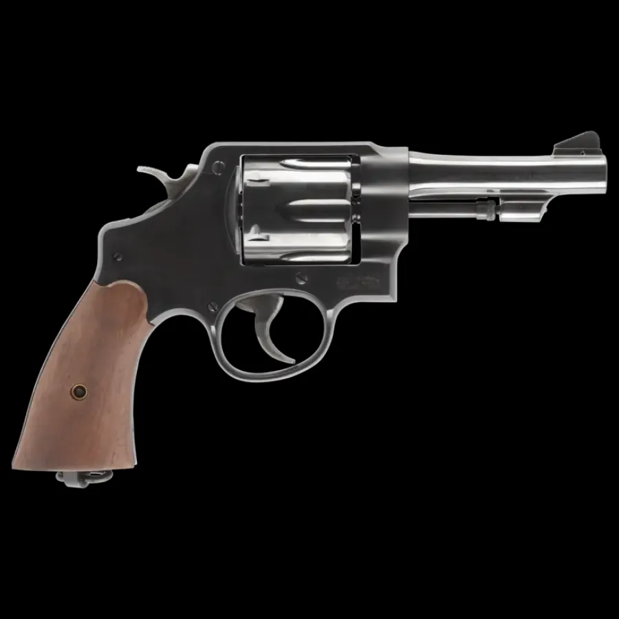 Smith & Wesson 14058 Model 22 Blued, .45 ACP, 4 Barrel, 6 Round, DA/SA, Walnut Grips (No Lock)
