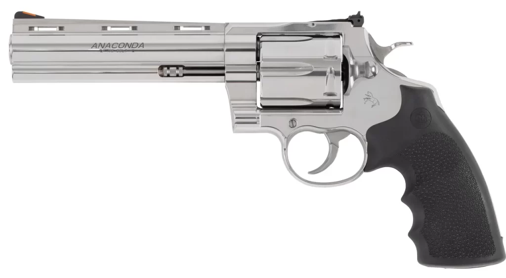 Colt TARGET ANACONDA .45 COLT, 6" Barrel,  6 rnd - Stainless [MPN:ZANACONDASP6RTS45C]