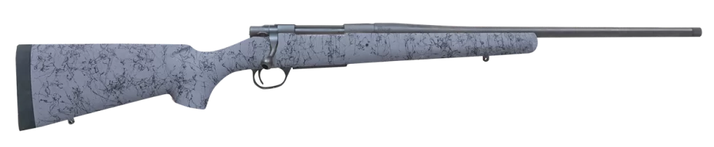Howa HHSSL65CRGRY 1500 Superlite Gen2 Full Size 6.5 Creedmoor 3+1 20" Black Threaded Barrel, Matte Blue Steel Drilled & Tapped Receiver, Gray w/Black Webbing HS Precision Synthetic Stock, Right Hand