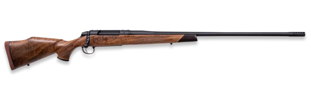 Weatherby 3WASD25RWR6B 307 Adventure SD 25 WBY RPM 3+1 24" +2" Graphite Black Cerakote Fluted Threaded Barrel, Graphite Black Cerakote Steel Drilled & Tapped Receiver, Walnut Fixed Stock, Right Hand