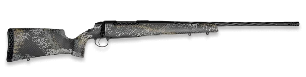 Weatherby 307 Alpine ST 6.5-300 WBY Mag 3rd,26" Graphite Black Cerakote Spiral Fluted Threaded Barrel, Steel Drilled & Tapped Receiver, Carbon Fiber Gray, Light Gray & Gold Sponge Accen