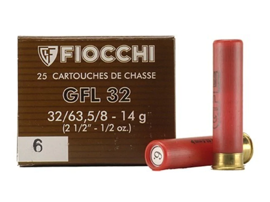 Fiocchi Specialty Field Load 32Ga 2.5" 1/2Oz #6 25/Bx 32PL16