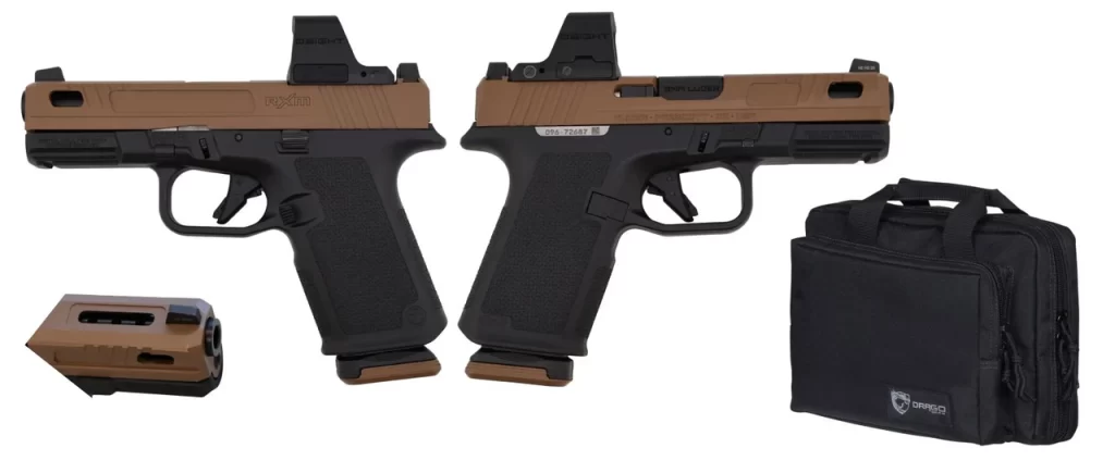 Ruger RXM Orion Exclusive 9mm, 4" Ported Barrel, Osight Red Dot, FDE Slide, 15rd